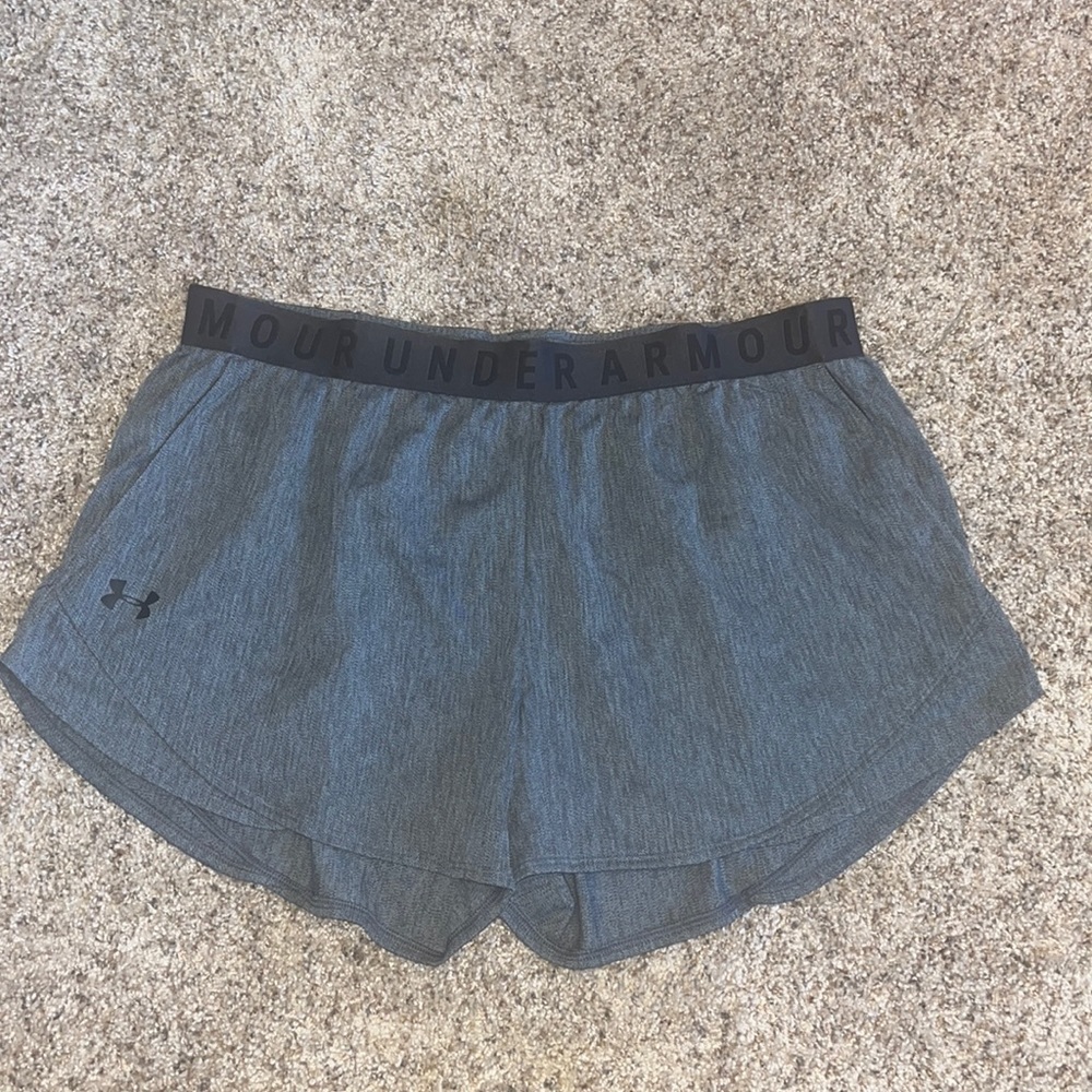Gray Under Armour Shorts with Pockets